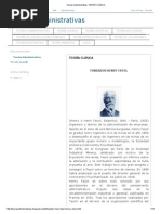 Teorias Administrativas_ TEORÍA CLÁSICA