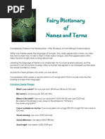 Fairy Dictionary