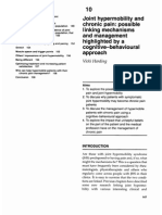 Chapter 10 - Joint Hypermobility and Chronic Pain, Possible Linking Mechanisms and Management Highlighted by A Cognitive-Behavioural Approach