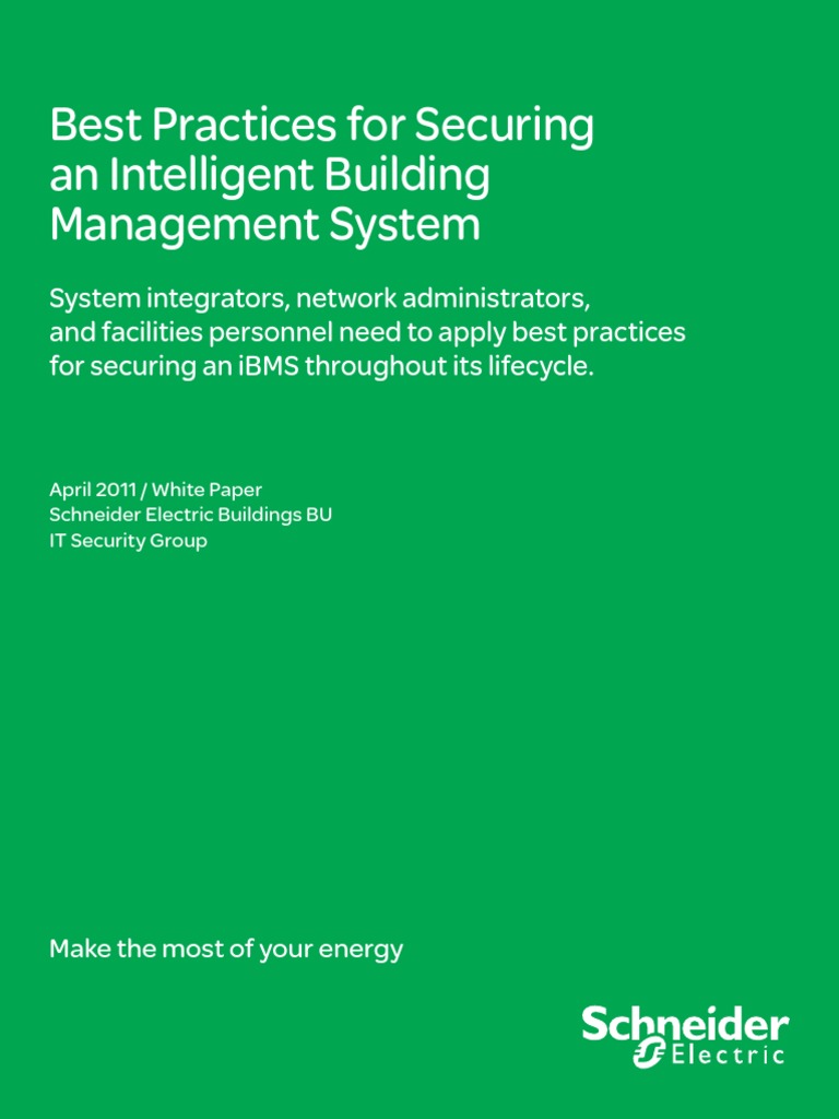 WP BESTPRAC Securing Intelligent Building Management System | PDF ...