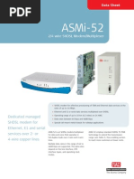 Asmi-52: 2/4-Wire SHDSL Modem/Multiplexer