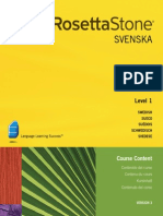 242.rosetta Stone v3 - Course Contents - Swedish (Level 1-3)