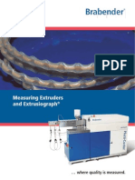E Measuring Extruder Extrusiograph