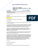 Reglamento Para La Seguridad Estructural de Las Construcciones