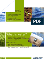 What Is Water?: - We Will Always Have - How Much Water Do - 4 Dumb Ways To