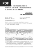 O Impacto Das Mídias Digitais Na Televisão Brasileira