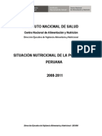 Situaciòn Nutricional Perù 2008-2011