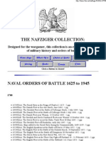 10 - Naval Orders of Battle 1625-1945