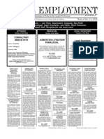 Legal Employment Weekly March 1 - March 5, 2010