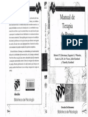 Manual de Terapia de Pareja PDF | PDF