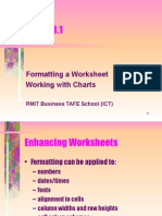 Topic 3.1: Formatting A Worksheet Working With Charts