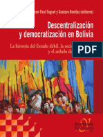 Descentralización y Democratización en Bolivia