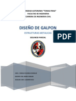 Diseño de Galpon metalico