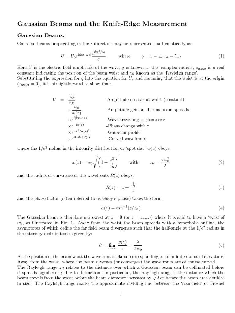 Knife Edge PDF Normal Distribution Natural Philosophy
