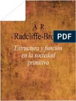 A. R. Radcliffe-Brown-Estructura y Función en La Sociedad Primitiva-Planeta de Agostini (1986)