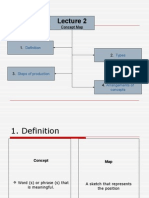 Concept Map Lecture 2