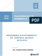 Plan Municipal de Desarrollo Chapala