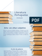 Literatura Portuguesa ; Introdução