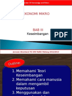 Pertemuan 4 Keseimbangan Permintaan Dan Penawaran