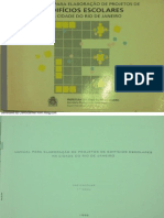 Manual para Elaboração de Projetos de Edifícios Escolares Na Cidade Do Rio de Janeiro PDF