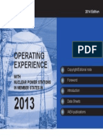 Operating Experience: With Nuclear Power Stations in Member States in