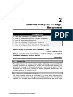 Chapter 2 Business Policy and Strategic Management