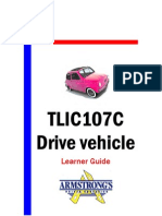 TLIC107C - Drive Vehicle - Learner Guide