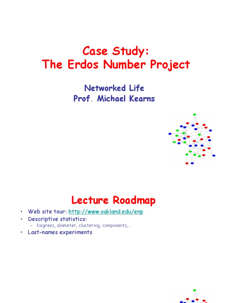 Understanding the Erdős Number Project | PDF | Teaching Mathematics