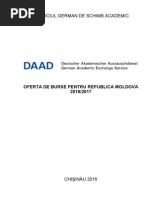 Download BROCHURERomanian Version_DAAD Call for Applications 2016 by DAAD Moldova SN278011130 doc pdf