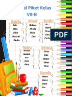 jadwal piket