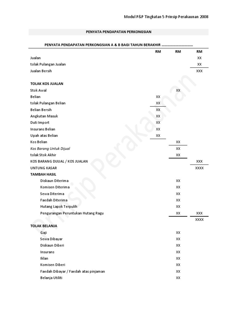 Prinsip Akaun Nota Tingkatan 5 Pdf