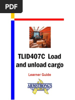 TLID407C - Load and Unload Cargo - Learner Guide