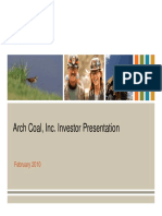 ACI Arch Coal Feb 2010 Presentation
