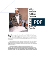 Why Do People Follow Osama Bin Laden and Join Al Qaeda