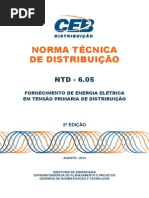 Ntd 6.05 - Fornecimento de Energia Eletrica Em Tensao Primaria de Distribuicao-2a Edicao