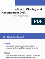 Cloning and Recombinant Dna