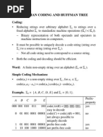 Huffman Coding