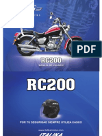 Moto Italika RC200