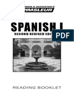 Spanish I - Reading