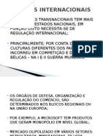 Aula 12 - Negocios Internacionais -Regulação Internacional