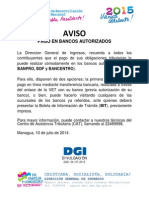 54 - Aviso - Pago en Bancos - 100715