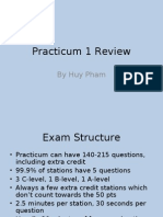 Practicum 1 Review: by Huy Pham