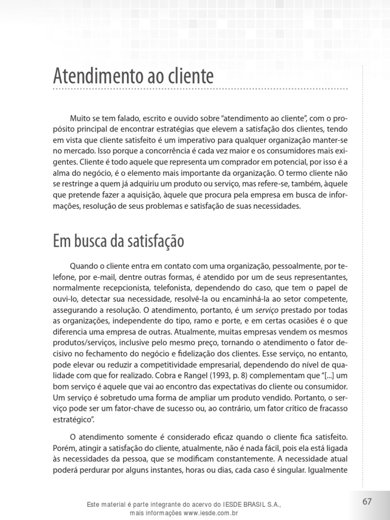 Atendimento Ao Cliente | Qualidade (Negócios) | Comunicação