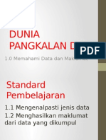 DPD. 1.0 Memahami Data Dan Maklumat