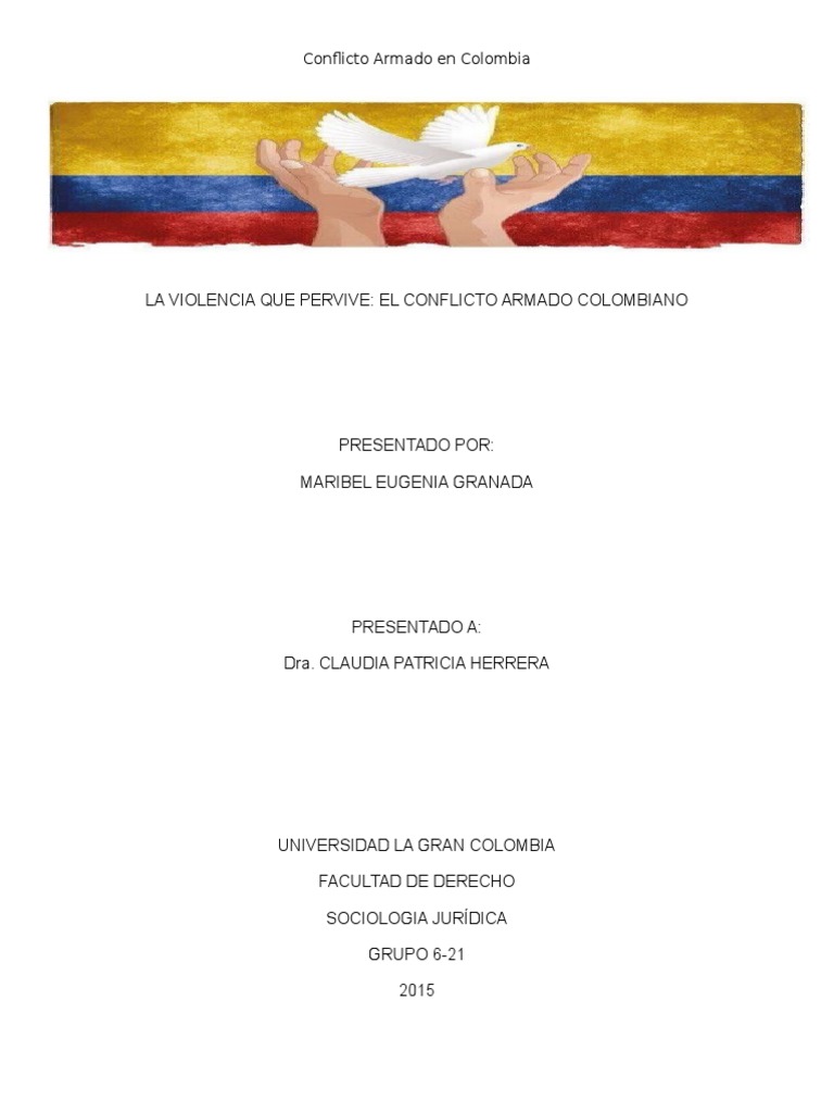 Historia del Conflicto Armado en Colombia | PDF | Farc | Guerra de ...