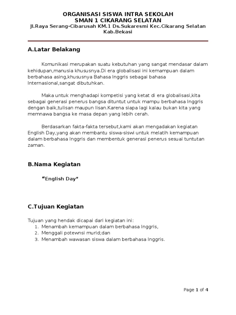 English paper proposal examples picture