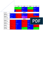 Grade 3 Schedule