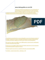 Delimitar Una Cuenca Hidrográfica en ArcGIS