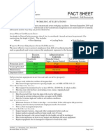 Working at Elevations Fact Sheet