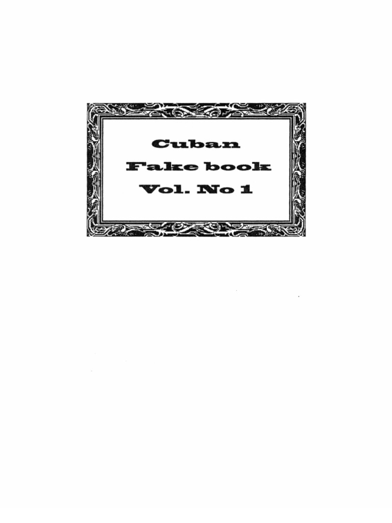 (Real Book) Cuban Fake Book PDF